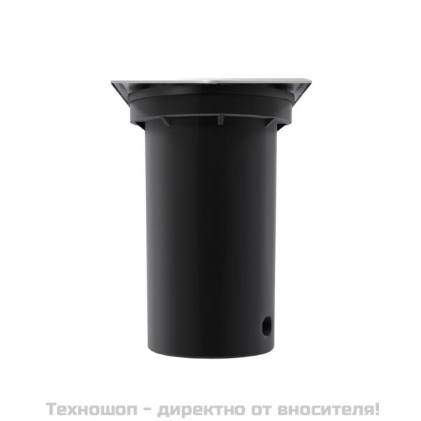 Градински осветители за вграждане в земя, 3 бр, квадратни