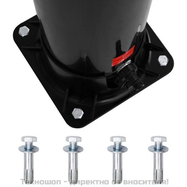 Външен соларен душ с душ слушалка и кран 40 л