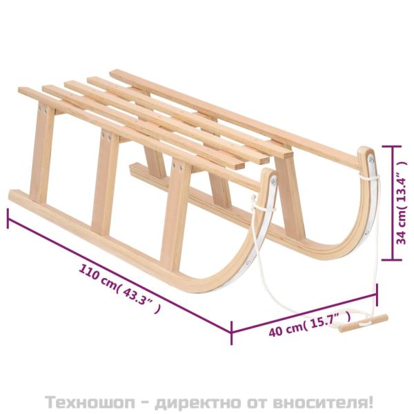 Шейна 110x40x34 см шперплат