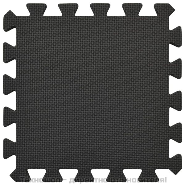 Постелки за под 54 бр 4,86 м² EVA пяна черни