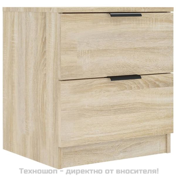 Нощни шкафчета, 2 бр, сонома дъб, инженерно дърво