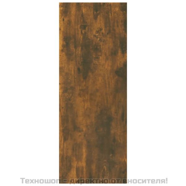 Конзолна маса, опушен дъб, 105x30x80 см, инженерно дърво