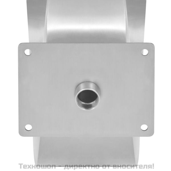 Фонтан за басейни, неръждаема стомана, 50x30x53 см, сребро