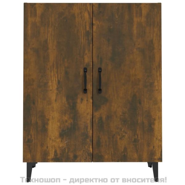 Сайдборд, опушен дъб, 70x34x90 см, инженерно дърво