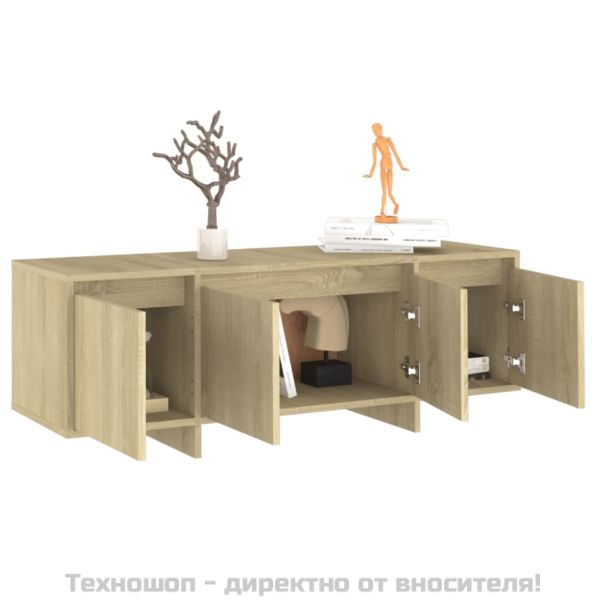 ТВ шкаф, сонома дъб, 120x30x40,5 см, инженерно дърво
