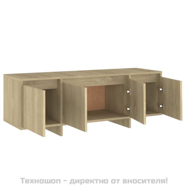 ТВ шкаф, сонома дъб, 120x30x40,5 см, инженерно дърво