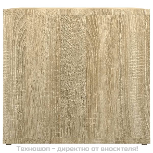 Нощна масичка, дъб сонома, 41x40x36 см, инженерно дърво