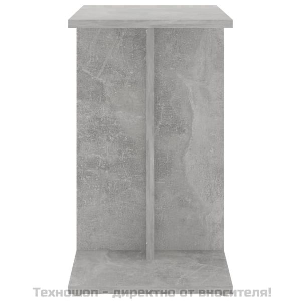 Странична маса, бетонно сива, 50x30x50 см, ПДЧ
