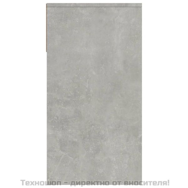 Конзолна маса, бетонно сива, 100x39x75 см, инженерно дърво