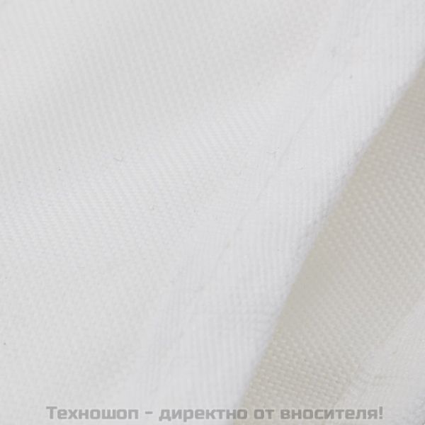 Тента за лодка, 4 дъги, бяла, 243x196x137 см