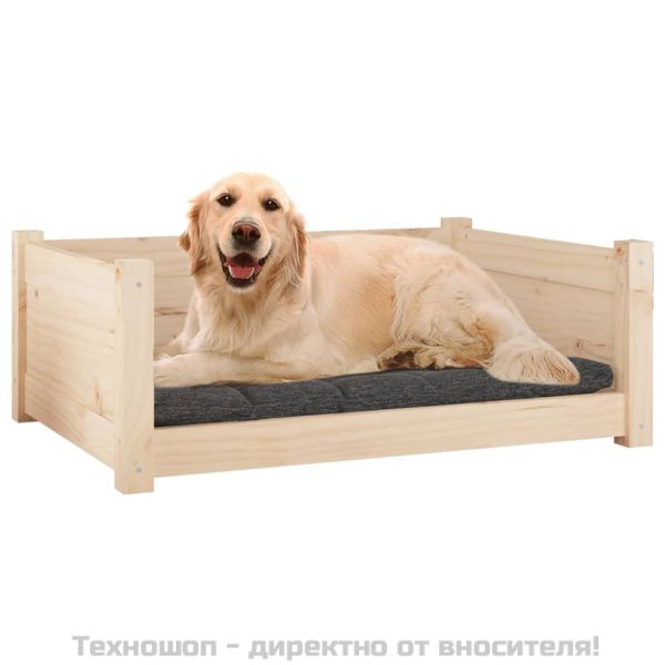Кучешко легло, 75,5x55,5x28 см, борова дървесина масив