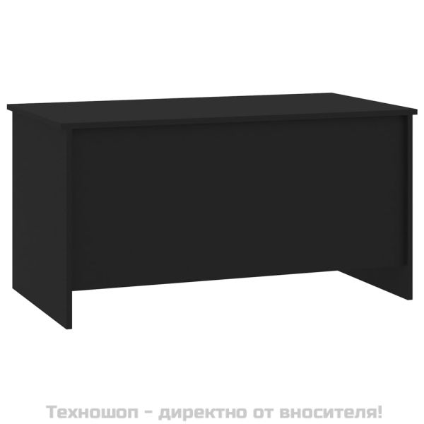 Маса за кафе, черна, 102x55,5x52,5 см, инженерно дърво