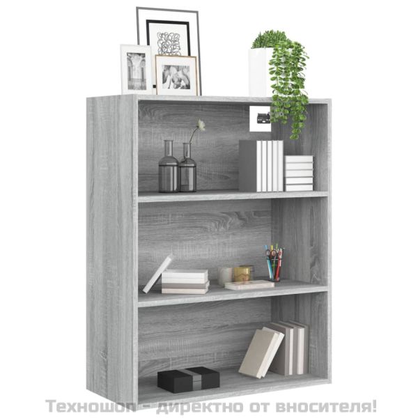 Окачен стенен шкаф, сив сонома, 69,5x32,5x90 см