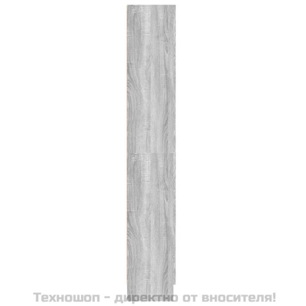 Шкаф за книги, сив сонома, 82,5x30,5x185,5 см, инженерно дърво