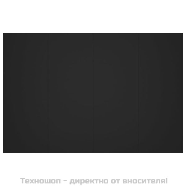 Табла за легло, черна, 120x1,5x80 см, инженерна дървесина