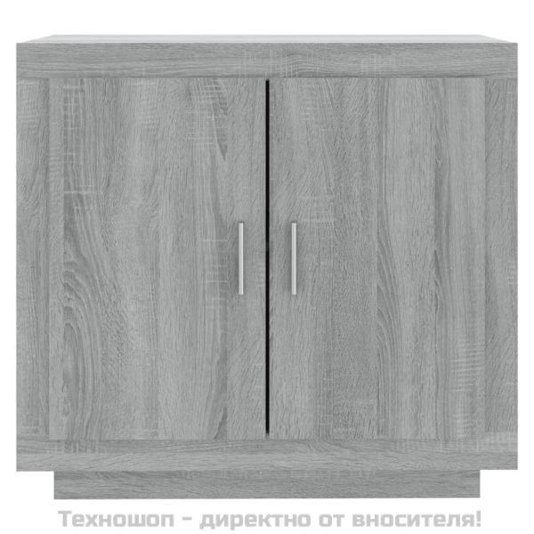 Сайдборд, Сив сонома, 80x40x75 см, инженерно дърво