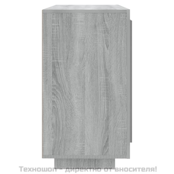 Сайдборд, Сив сонома, 80x40x75 см, инженерно дърво