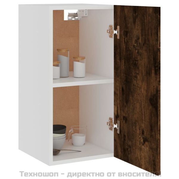 Висящ шкаф "Lyon" опушен дъб 29,5x31x60 см, инженерно дърво