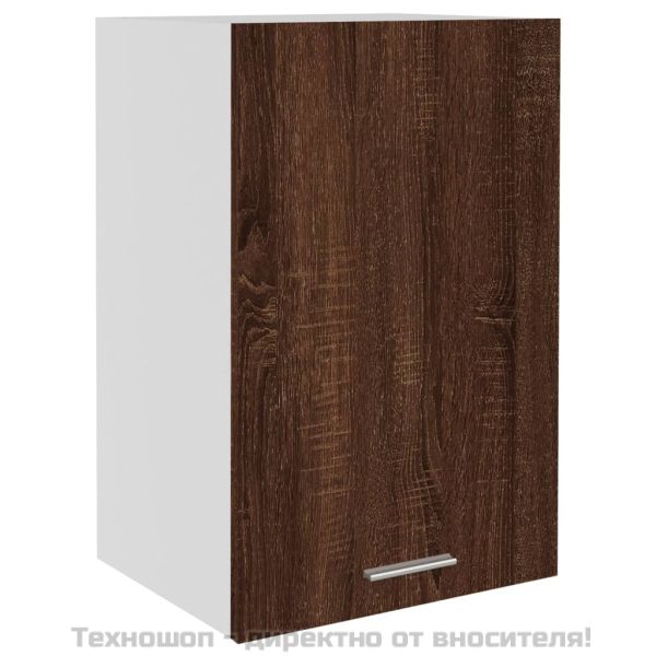 Висящ шкаф "Lyon" кафяв дъб 39,5x31x60 см, инженерно дърво