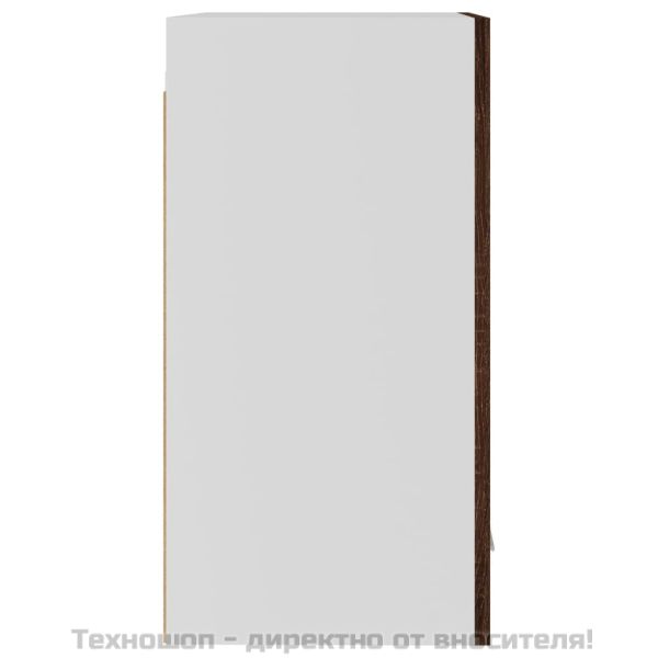 Висящ шкаф "Lyon" кафяв дъб 39,5x31x60 см, инженерно дърво