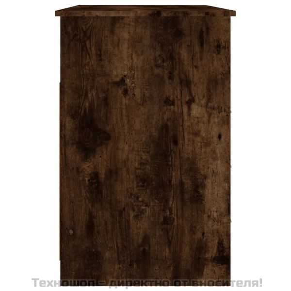 Бюро с чекмеджета, опушен дъб, 102x50x76 см, инженерно дърво