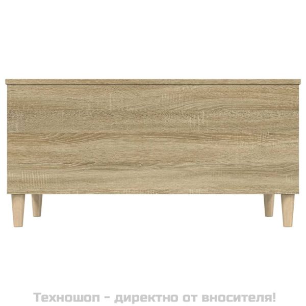 Кафе маса, дъб сонома, 90x44,5x45 см, инженерно дърво