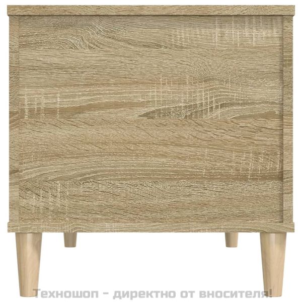Кафе маса, дъб сонома, 90x44,5x45 см, инженерно дърво
