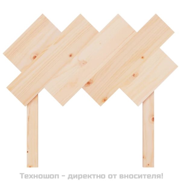 Горна табла за легло, 92x3x81 см, бор масив