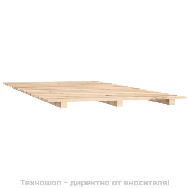 Рамка за легло, 100x200 см, бор масив