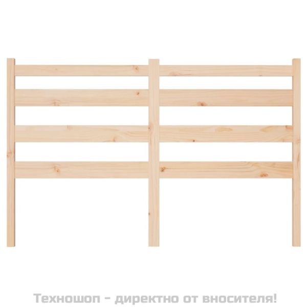 Горна табла за легло, 166x4x100 см, бор масив