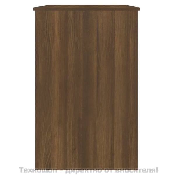 Бюро, кафяв дъб, 100x50x76 см, инженерно дърво