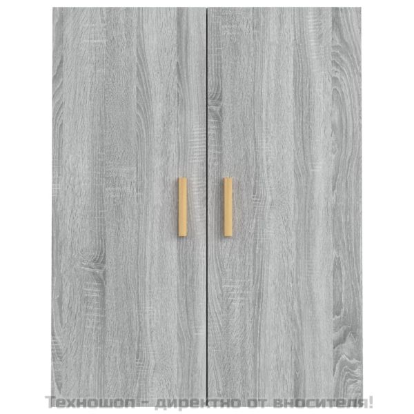 Окачен стенен шкаф, сив сонома, 69,5x34x90 см