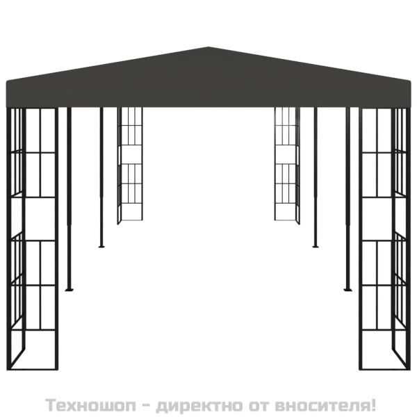 Шатра, 3х6 м, антрацит