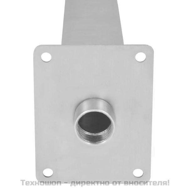 Фонтан за басейни, неръждаема стомана, 50x30x90 см, сребрист