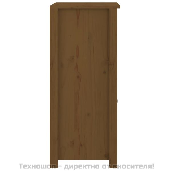 Сайдборди, 2 бр, меденокафяви, 40x35x80 см, бор масив