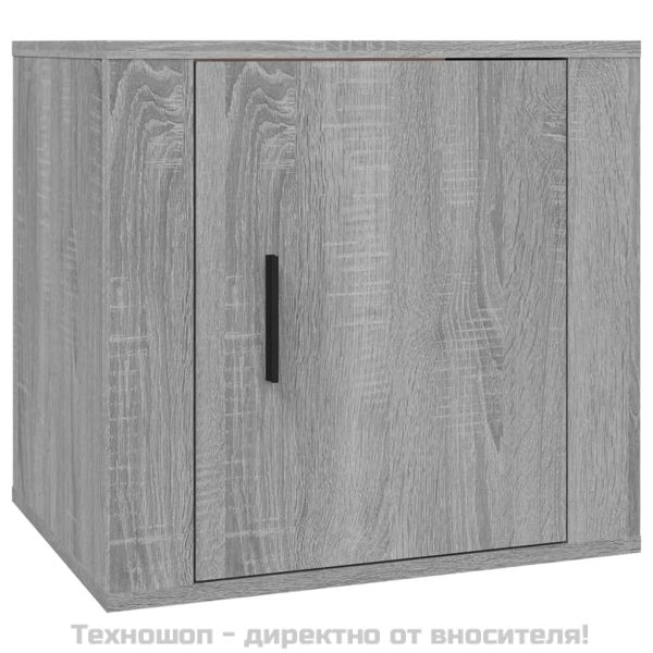 Нощно шкафче, сив сонома, 50x39x47 см