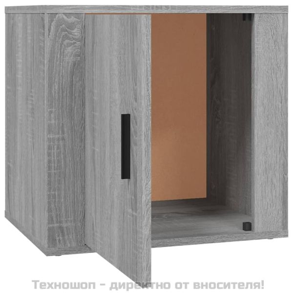 Нощно шкафче, сив сонома, 50x39x47 см