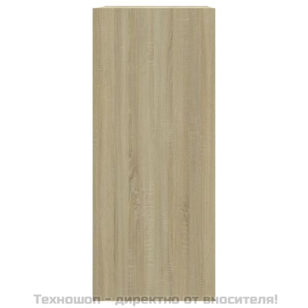 Библиотека/разделител за стая, дъб сонома, 40x30x72 см