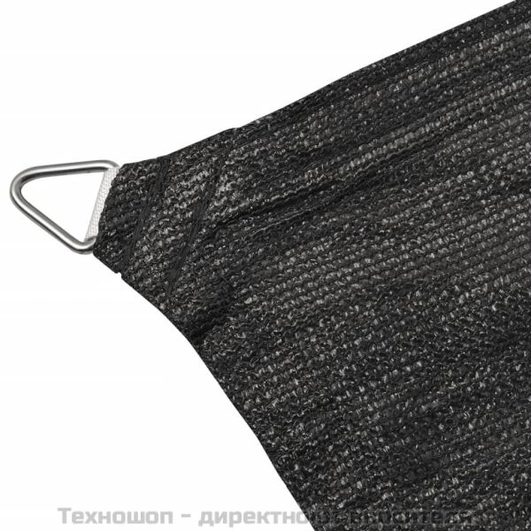 Платно-сенник, HDPE, правоъгълно 4x6 м, антрацитно черно