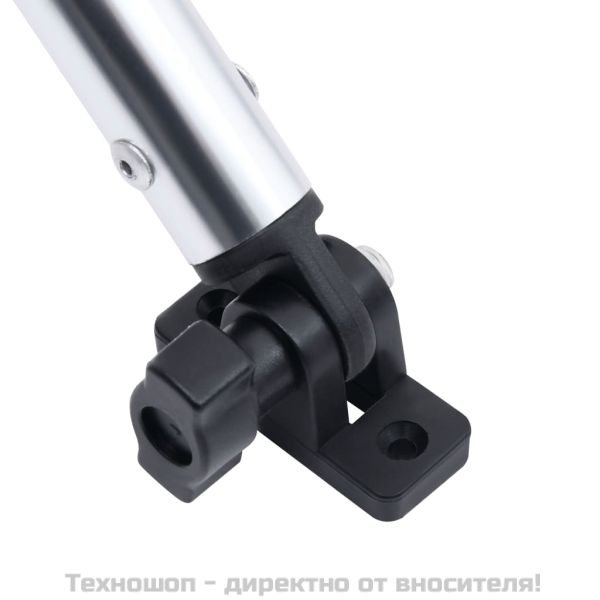 Тента за лодка, 2 дъги, бяла, 150x120x110 см