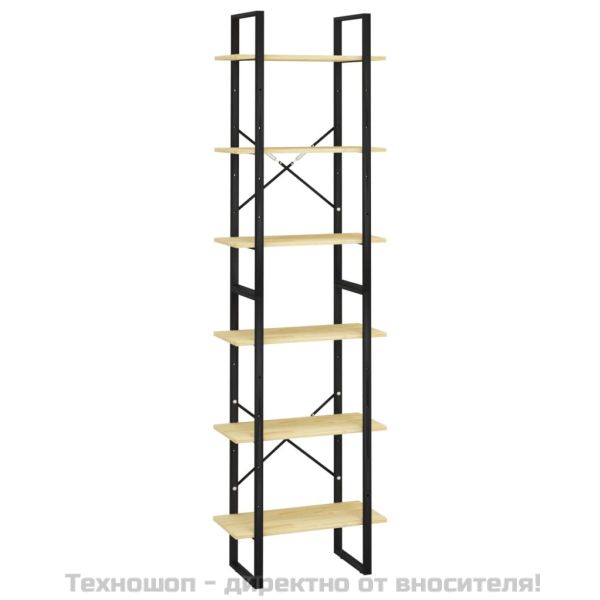 Етажерка, 60x30x210 см, борово дърво масив