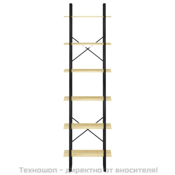 Етажерка, 60x30x210 см, борово дърво масив