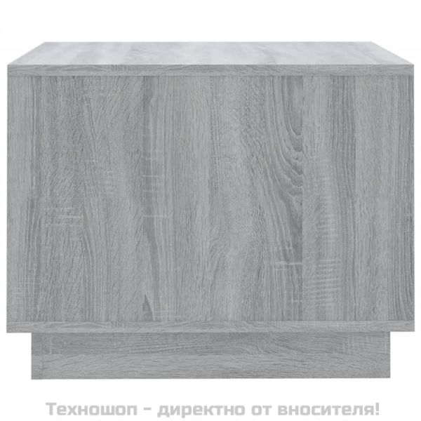 Кафе маса, сив сонома, 55x55x43 см, инженерно дърво