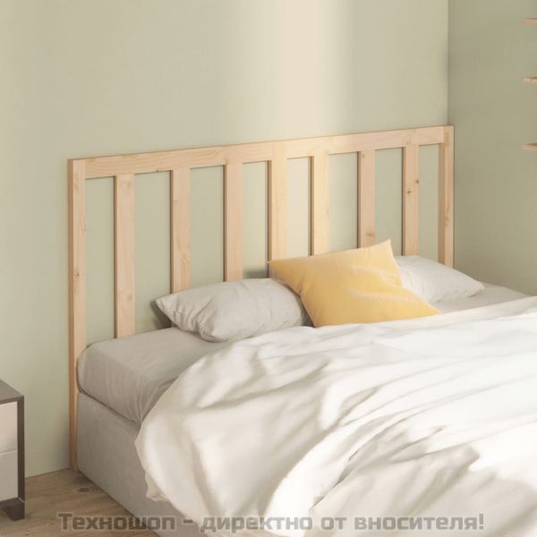 Горна табла за легло, 166x4x100 см, бор масив