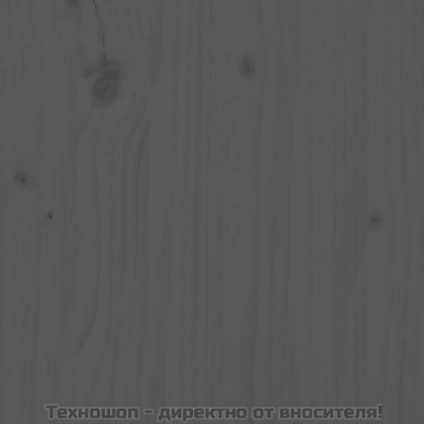 Кафе маса, сива, Ø 35x35 см, борово дърво масив