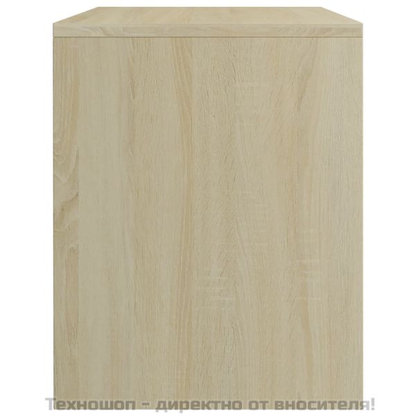 Нощно шкафче, дъб сонома, 40x30x40 см, инженерно дърво