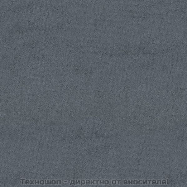 Пейка, тъмносива, 110x40x70 см, кадифе