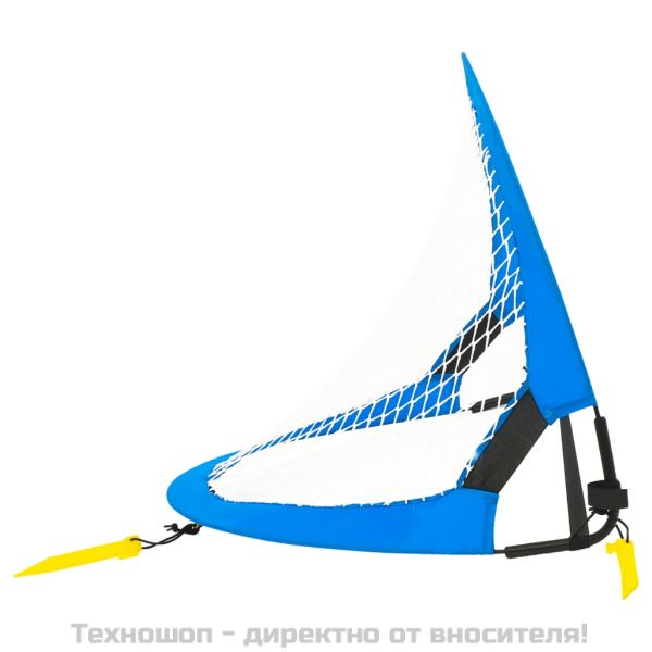 Детски футболни вратички, 2 бр, с чанта, 75,5x46x48 см