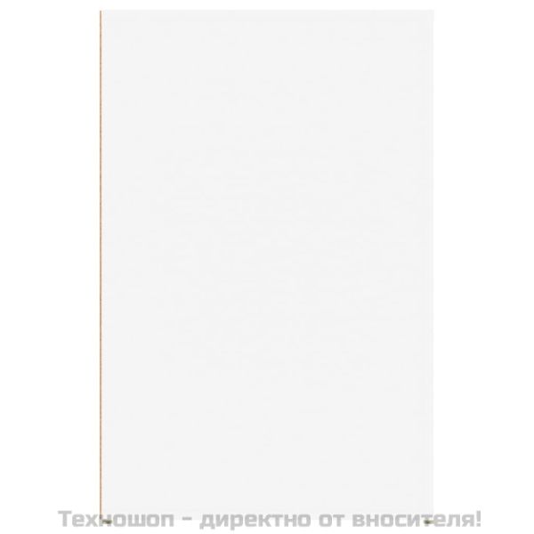 Бюро, бяло, 100x49x75 см, инженерно дърво