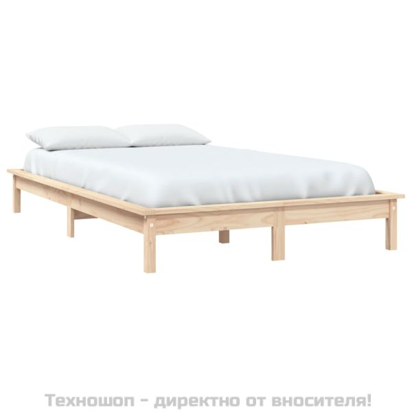 Рамка за легло, 120x200 см, бор масив